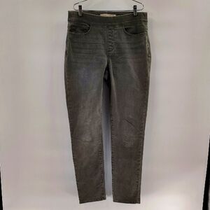 Soft Surroundings Green Stretch Elastic Waist Pants Size Small With Pockets